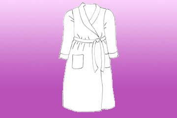 girls statice dressing gown