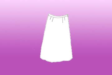 ladies a-line lobelia skirt
