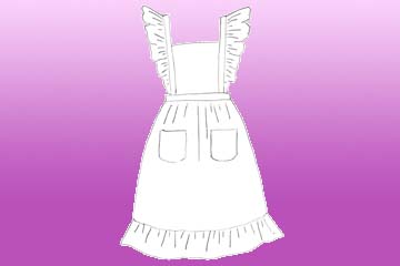 ladies candy tuff apron