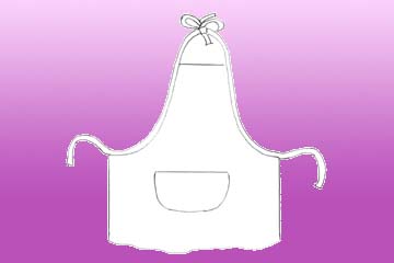 ladies forget me not apron